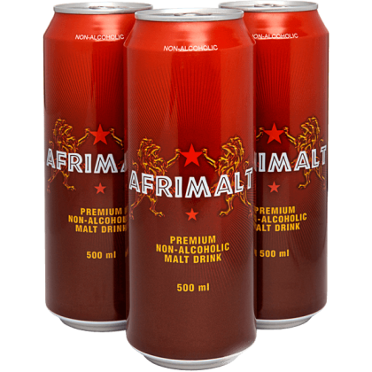 Afrimalt Premium Non Alcoholic Malt Drink 24 X 500ml