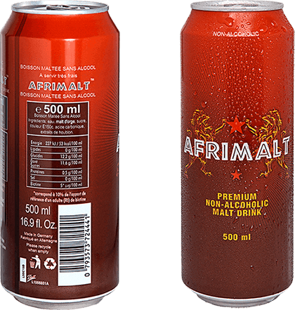 Afrimalt Premium Non Alcoholic Malt Drink 500ml