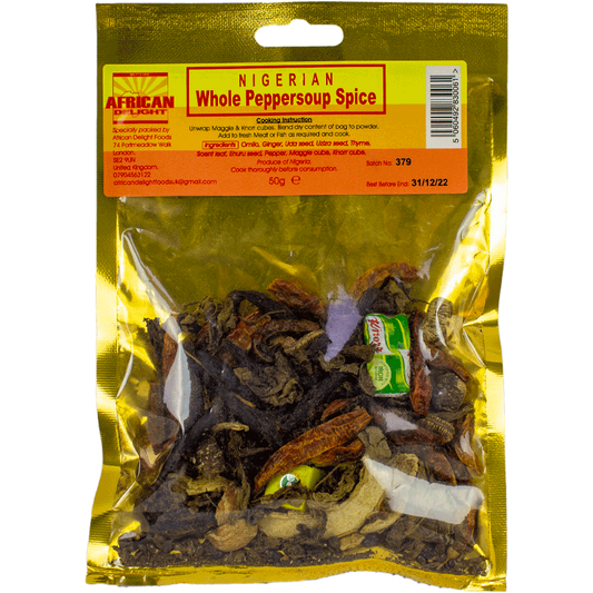 Nkwobi Pepper Soup Spice Whole 50g