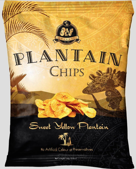 Olu Olu Sweet Yellow Plantain Chips 24 × 60g
